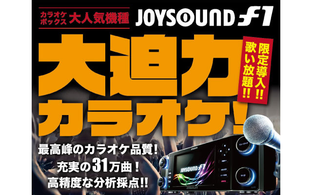 大迫力カラオケ限定導入